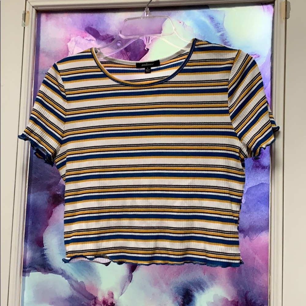 Cute tight but stretchy short sleeve shirt